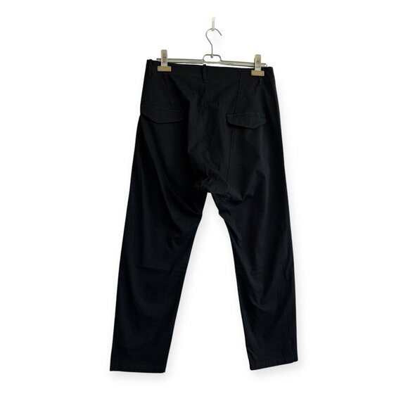 Nili Lotan Paris Drop Crotch Cropped‎ Pants in Jet Black  Size 6, New with tag - Picture 4 of 12